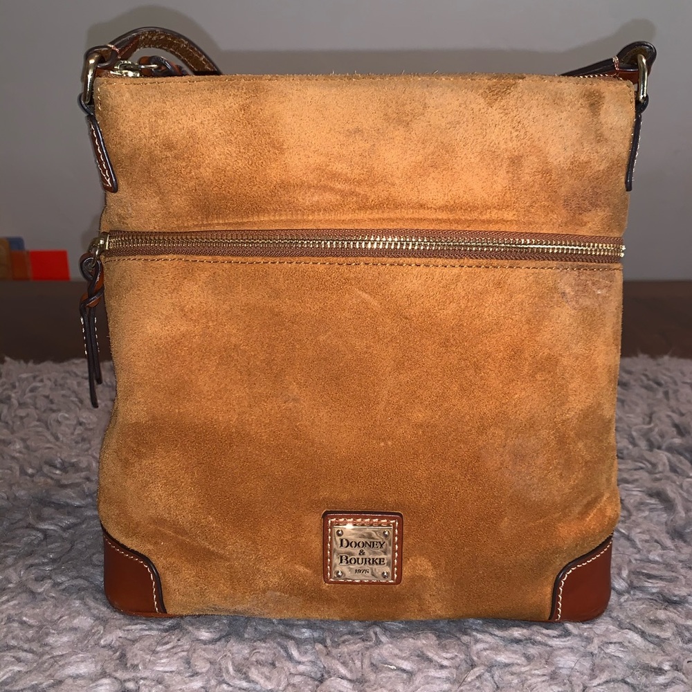 Dooney & Bourke suede shoulder bag